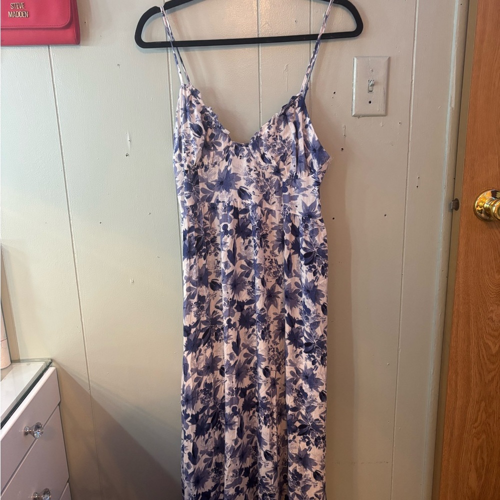Floral Spaghetti Strap Maxi Dress